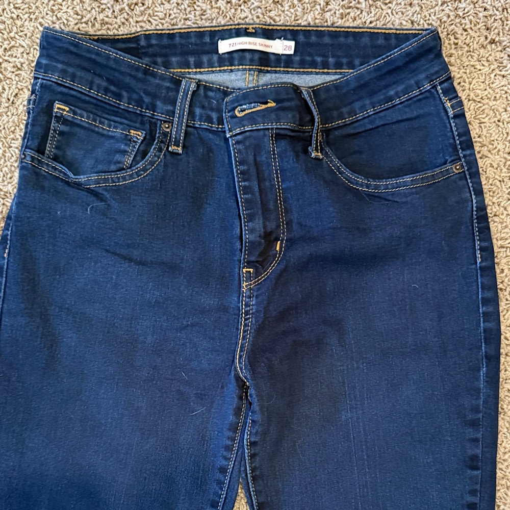 721 High Rise Dark Blue Women's Jeggings